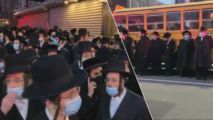 Starosta New Yorku vyhnal židy z pohřbu, kvůli rouškám