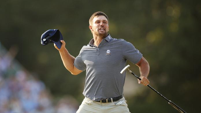 Slavící golfista Bryson DeChambeau
