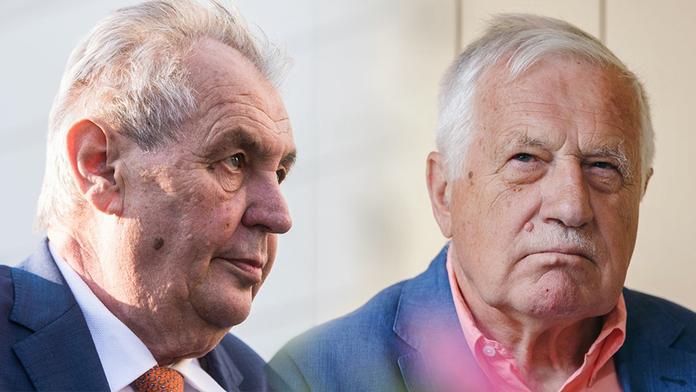 Klaus navštívil Zemana. Podle něj je osamocený, mluvil o svém zdraví