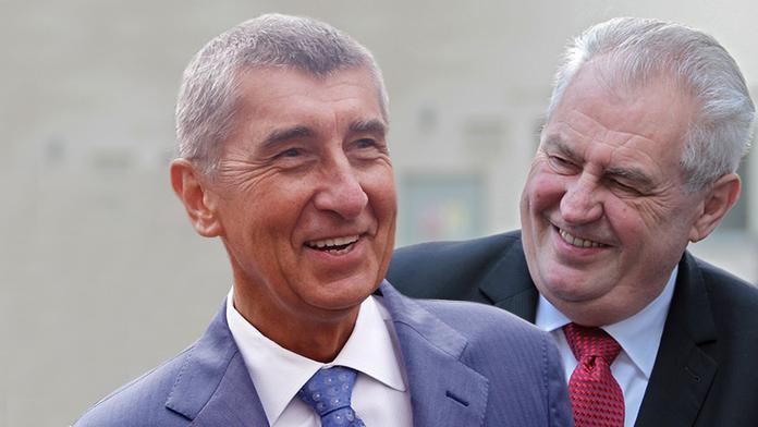 Důvěra v prezidenta Zemana znovu klesla, Babiš si přilepšil o procento