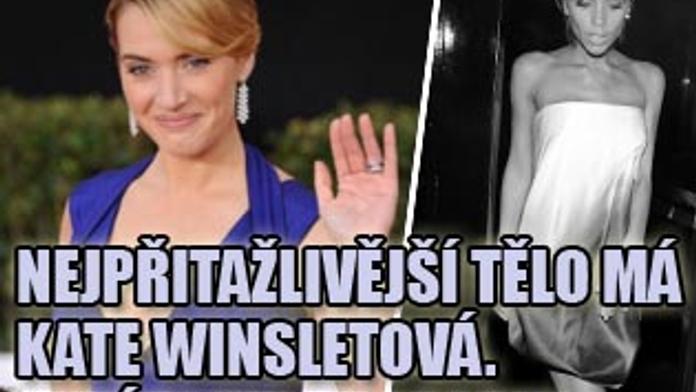 Nejpřitažlivější tělo má Kate Winsletová. Vyzábliny propadly