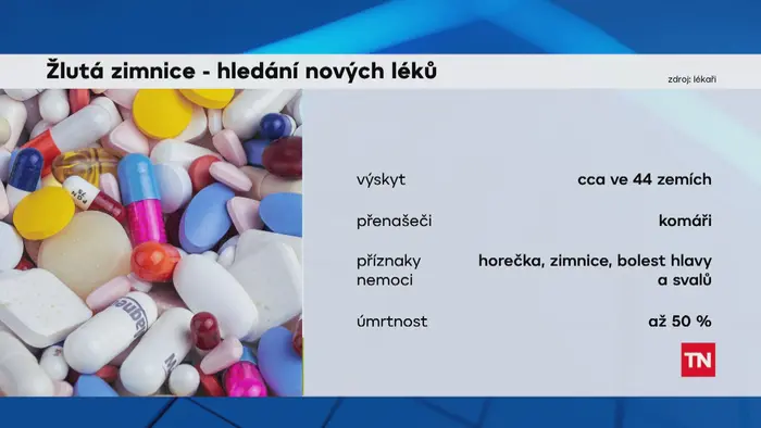 Žlutá zimnice – hledání nových léků
