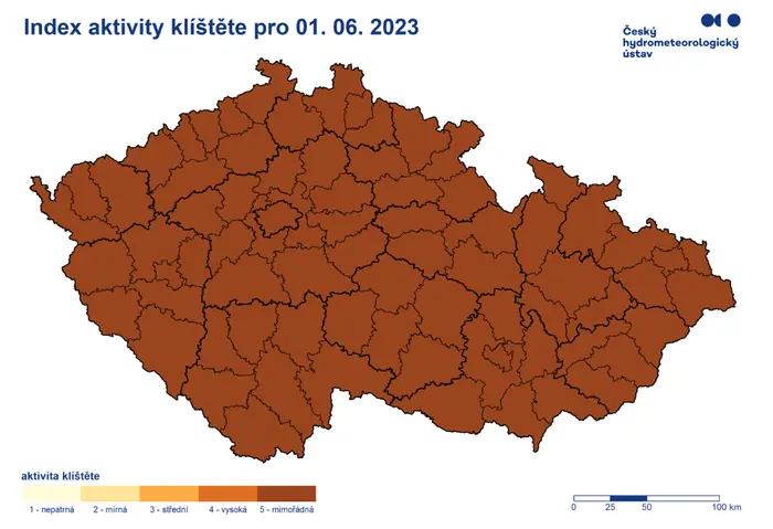 Index aktivity klíšťat