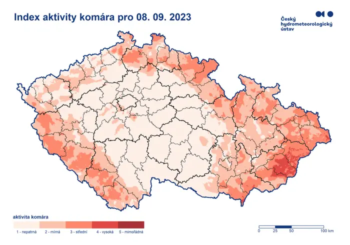 Aktivita komárů