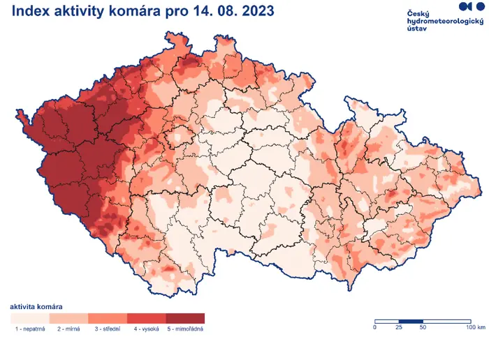 Aktivita komárů