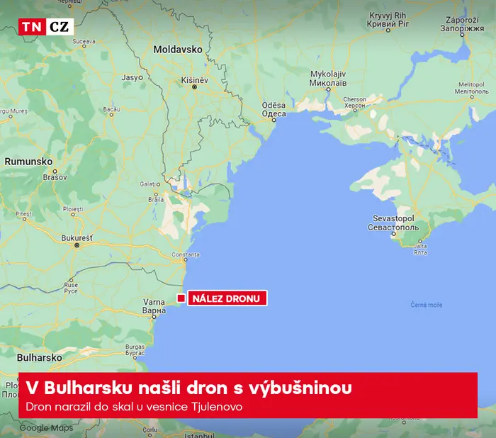 Nález trosek dronu