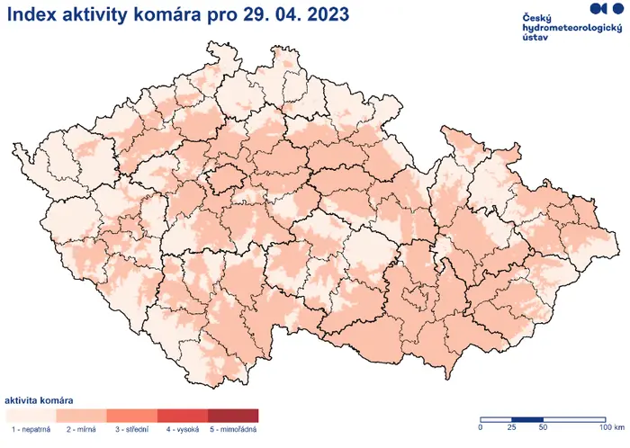 Aktivita komárů