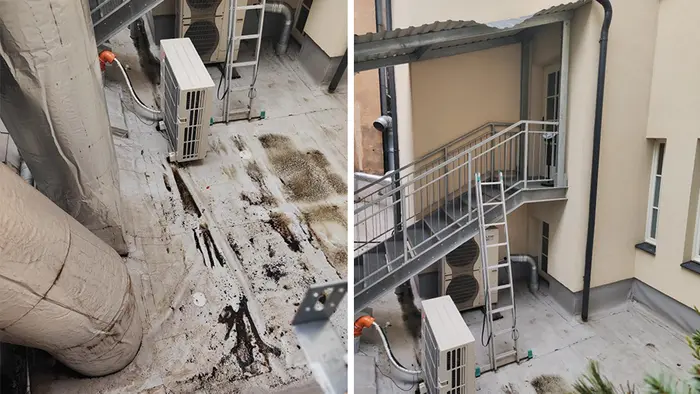 Místo v hotelu, kam měl pohřešovaný vyskočit