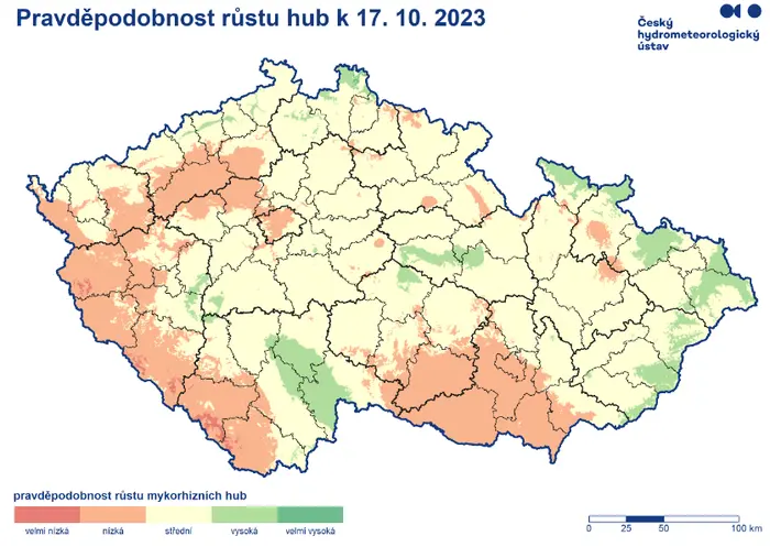 Výskyt hub