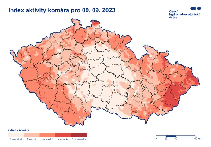 Aktivita komárů