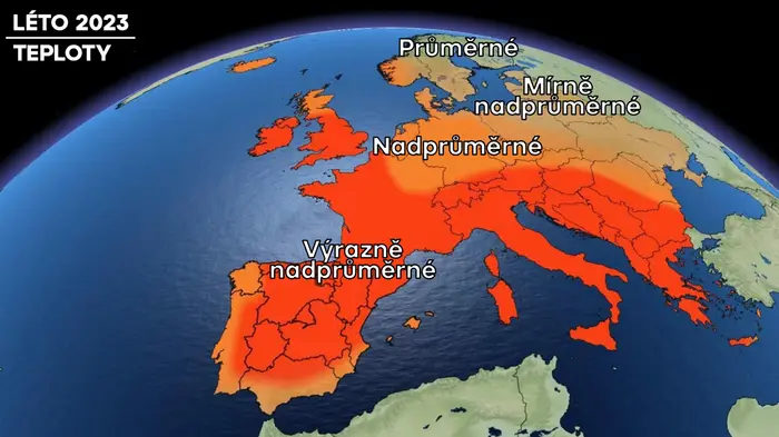 Mapa teplot