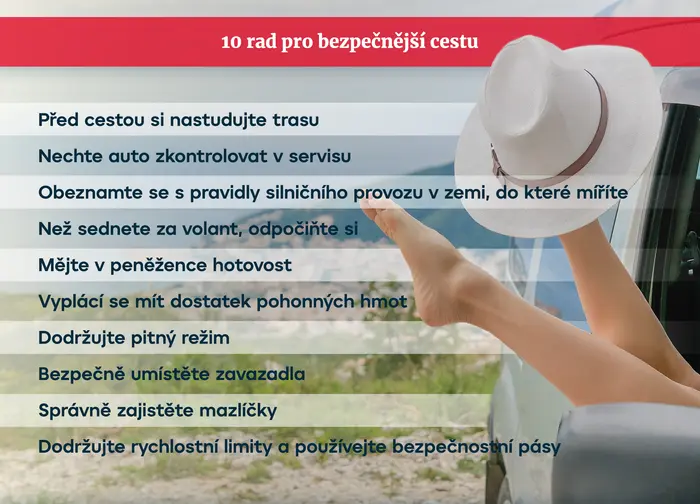 10 rad pro bezpečnější cestu