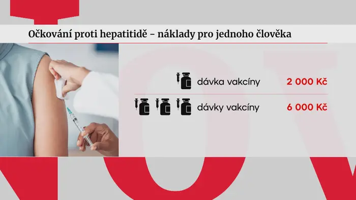 Očkování proti hepatitidě - náklady pro jednoho člověka