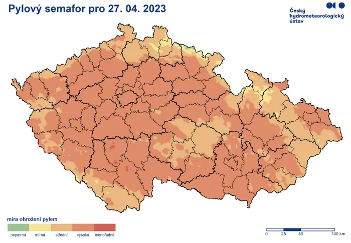 Pylový semafor ČHMÚ