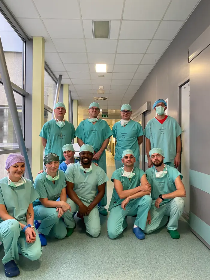 Tým pro robotické kardiochirurgické operace Kardiochirurgické kliniky FN HK