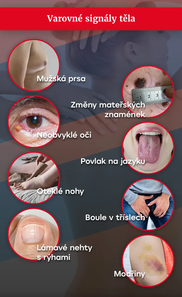 Varovné signály těla