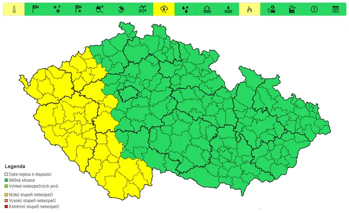 Výstraha před bouřkami, 3. 9.
