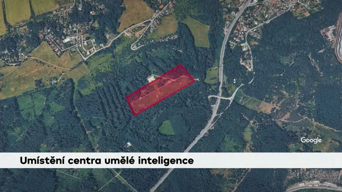 Umístění centra umělé inteligence