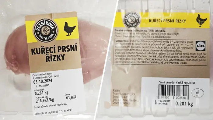 Nebezpečné kuřecí prsní řízky
