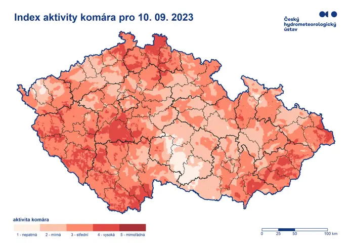 Aktivita komárů
