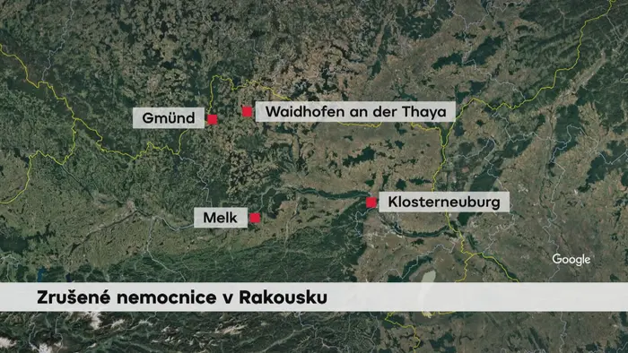 Zrušené nemocnice v Rakousku