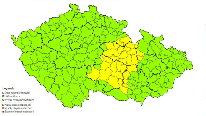 Mapa výstrahy