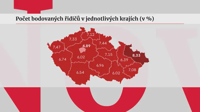 mapa řidičáky