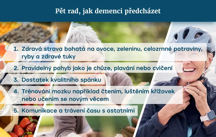 Pět rad, jak demenci předcházet