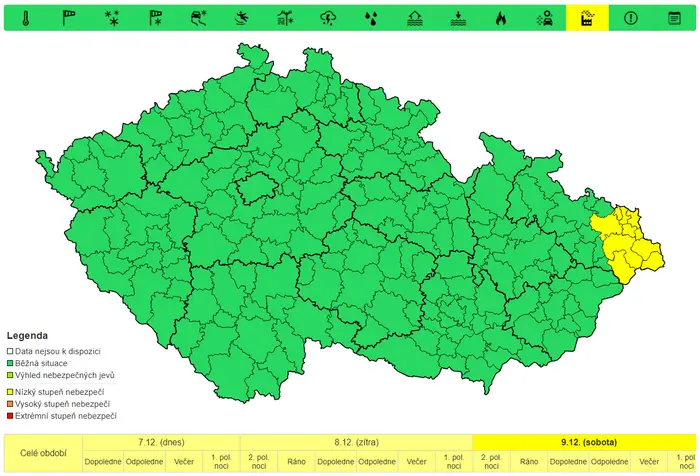 Smogová situace v ČR