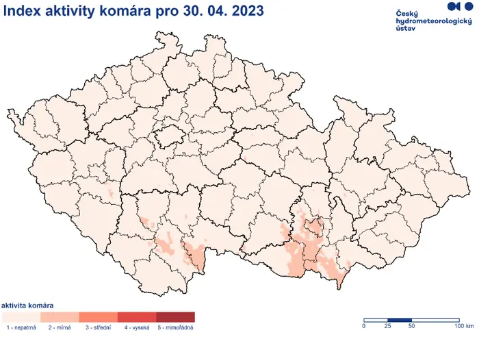 Aktivita komárů