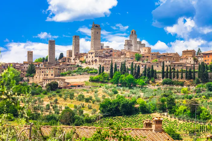San Gimignano v Toskánsku