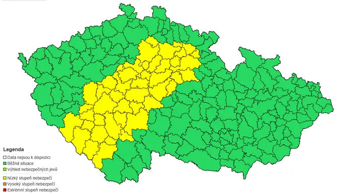Výstraha před bouřkami