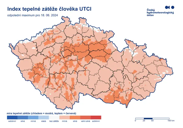 Index tepelné zátěže člověka UTCI