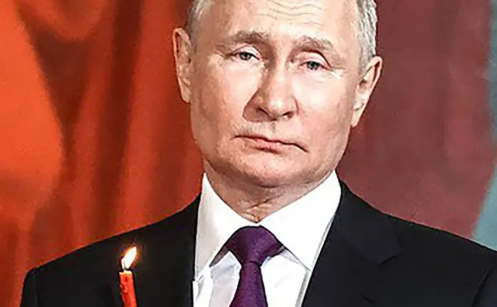 Jizva na krku Vladimira Putina