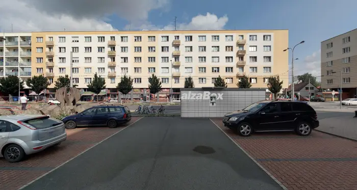 Vizualizace přesunutého AlzaBoxu v Hradci Králové
