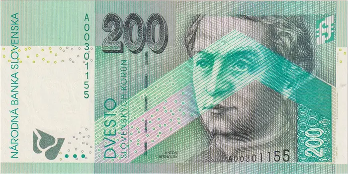 Slovenská 200koruna v dražbě