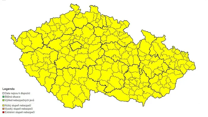 Mapa výstrahy