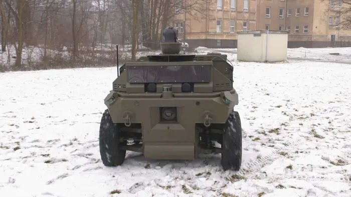 Přepravní dron Vojenské policie