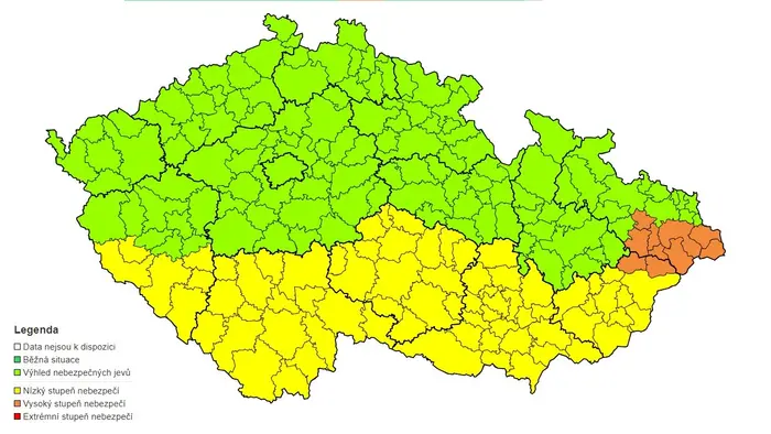 Nebezpečí bouřek