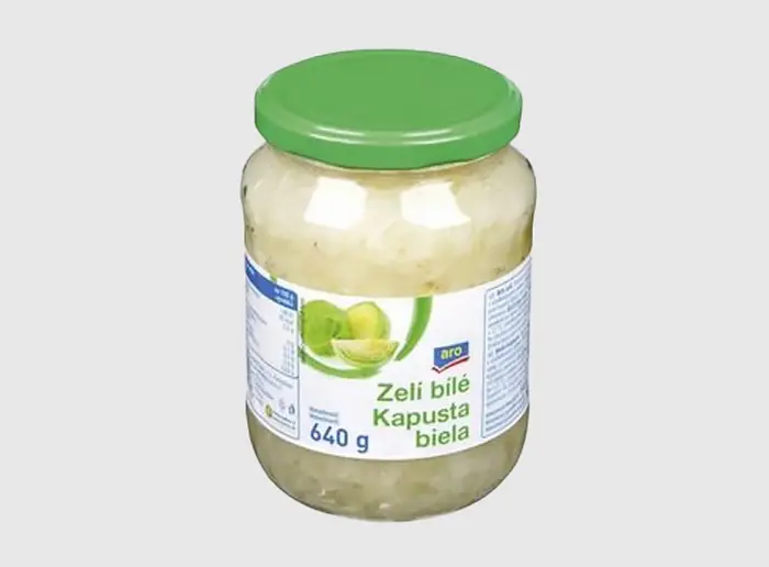 Zelí bílé může obsahovat sklo