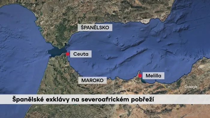 Španělské exklávy na severoafrickém pobřeží