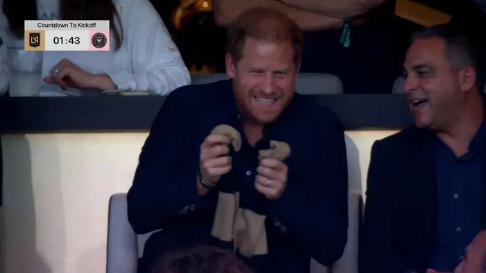 Princ Harry na fotbale