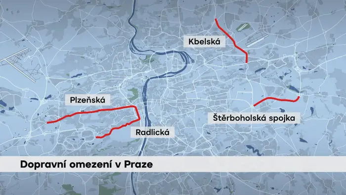 Dopravní omezení v Praze