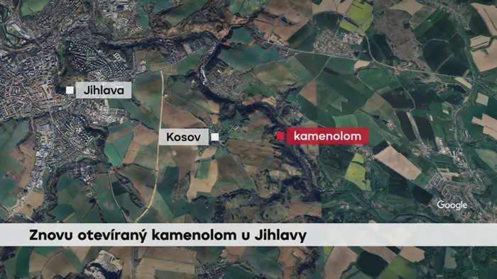 Znovu otevíraný kamenolom u Jihlavy