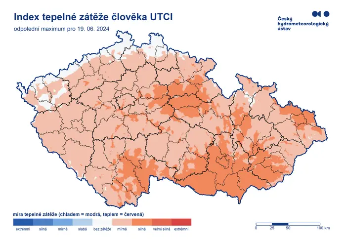 Index tepelné zátěže člověka UTCI