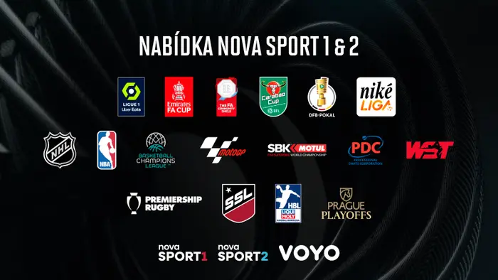 Nabídka Nova Sport 1 a 2.