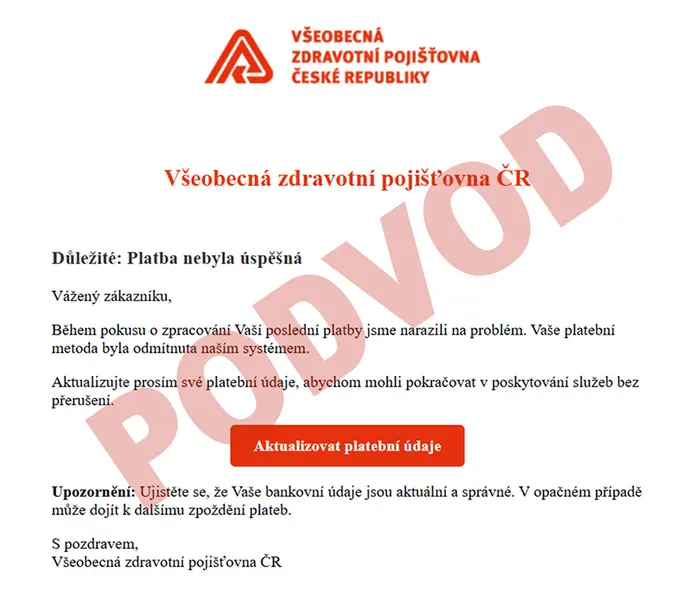 Podvodný e-mail