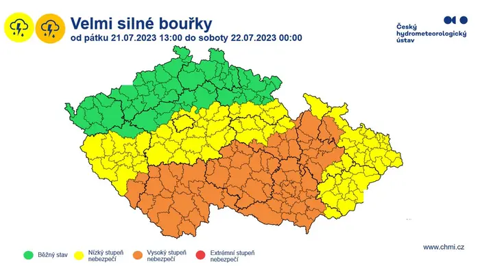 Výstraha před bouřkami