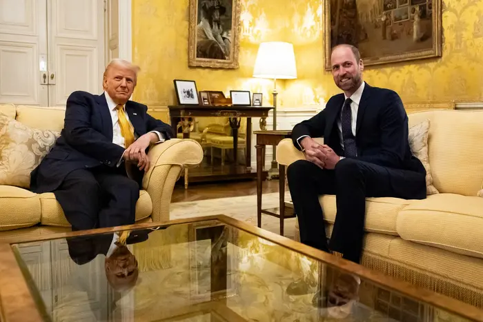 Donald Trump a princ William, 7. 12. 2024 Paříž