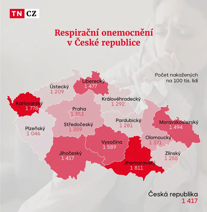 Respirační onemocnění v České republice